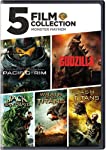 PACIFIC RIM/GODZILLA/JACK THE GIANT/WRAT - DVD-MONSTER MAYHEM-5 FILM COLLECTION