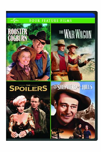 ROOSTER COGBURN/WAR WAGON/SPOILERS/SHEPH - DVD-FOUR FEATURE FILMS