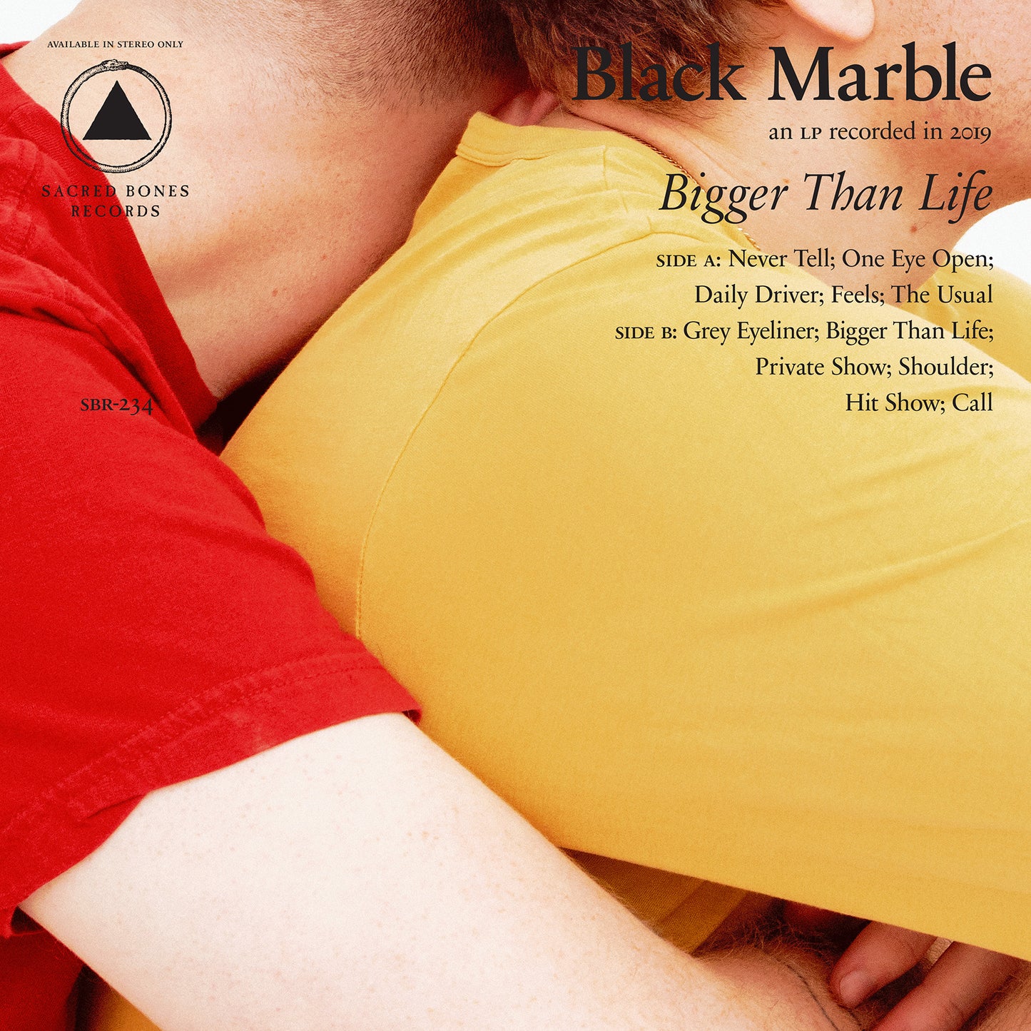 BLACK MARBLE  - BIGGER THAN LIFE