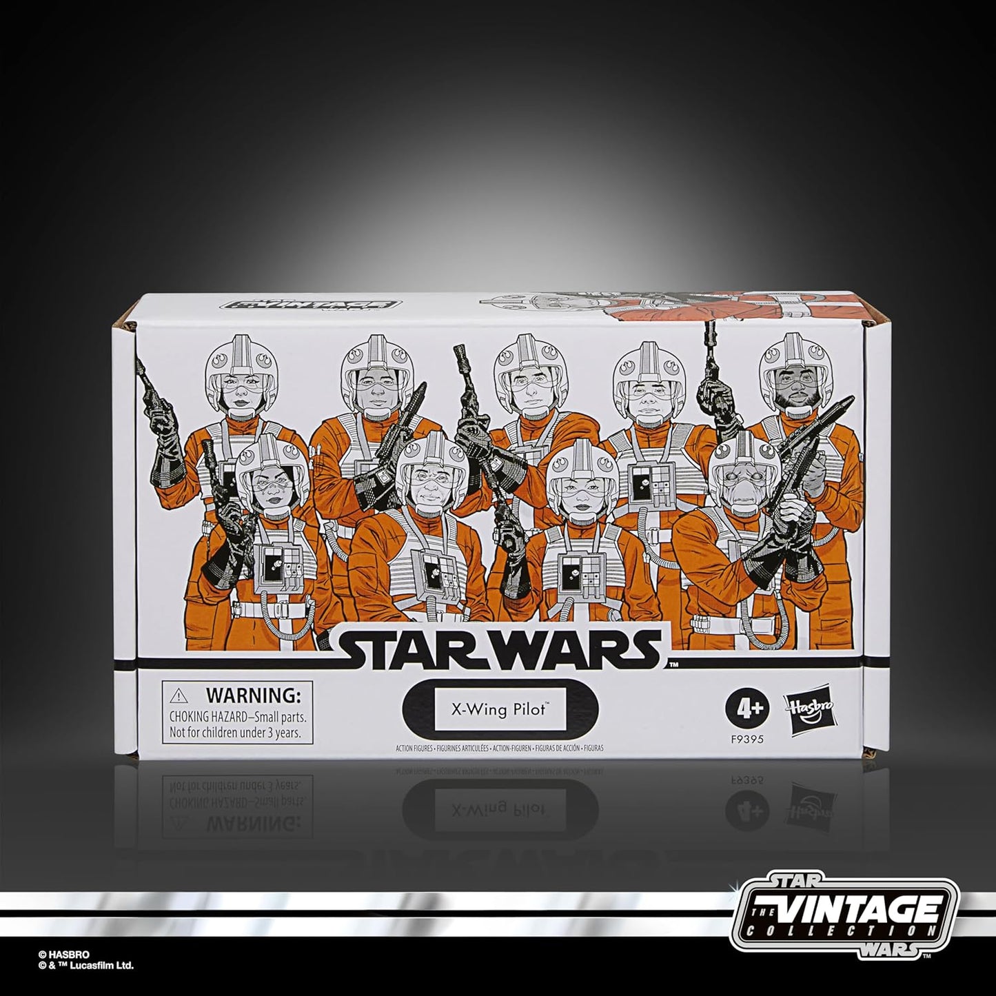 STAR WARS: X-WING PILOT (4 PACK) - 3.75"-HASBEO-VINTAGE COLLECTION