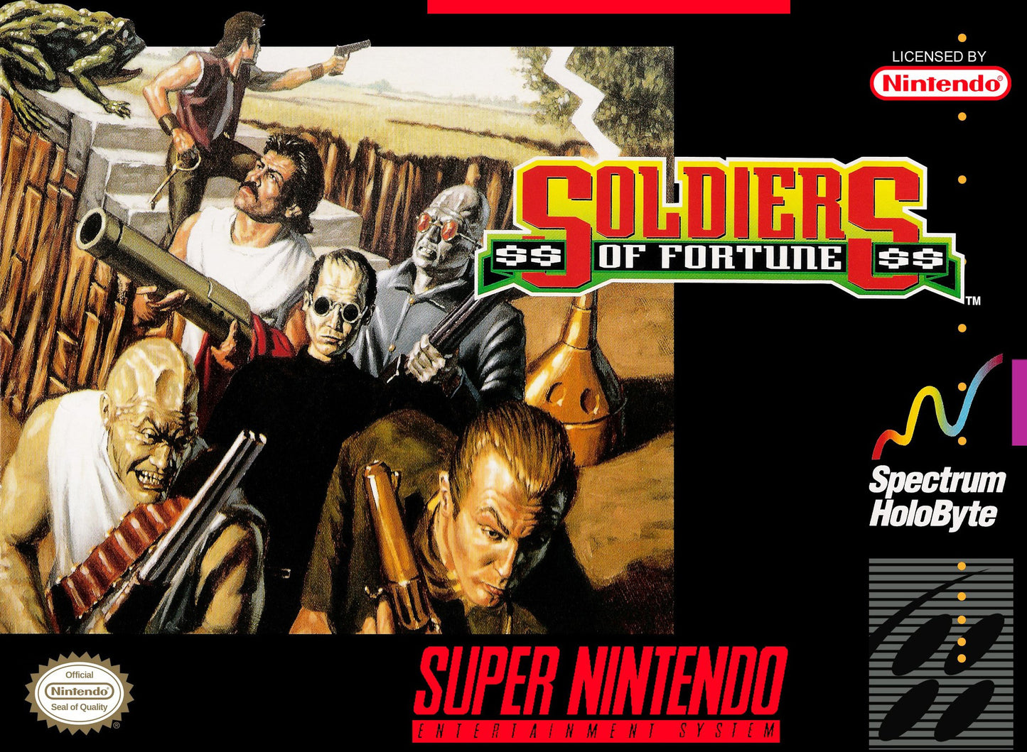 SOLDIERS OF FORTUNE  - SNES