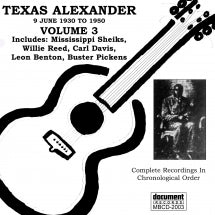 TEXAS ALEXANDER - COMPLETE RECORDED WORKS 1927-1950 VOL. 3 (1930-1950) [CD]