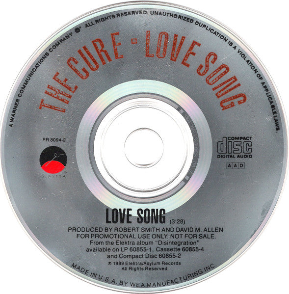 CURE  - LOVE SONG (CDS)