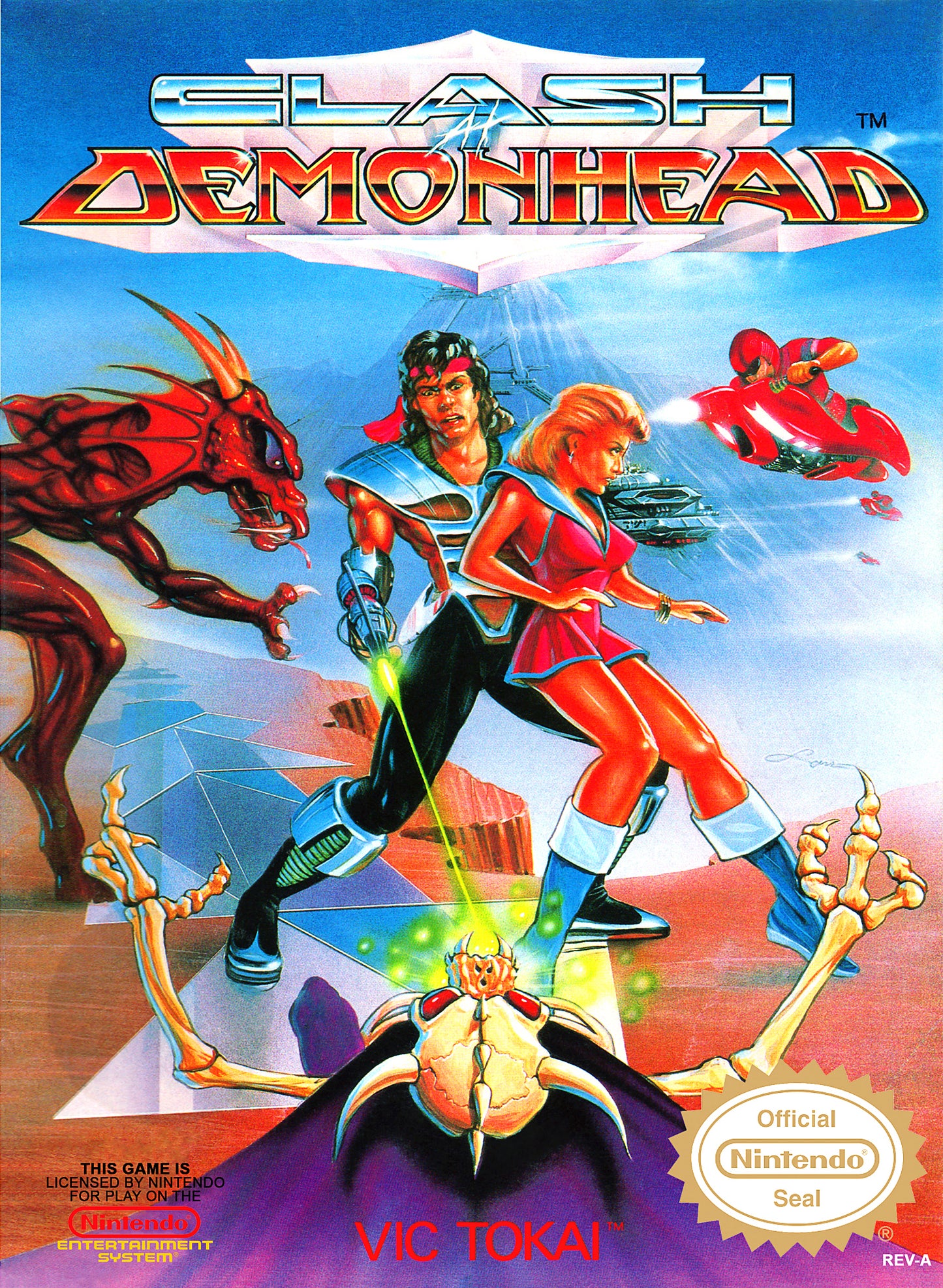 CLASH AT DEMONHEAD  - NES