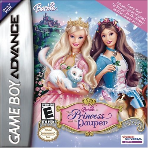 BARBIE: PRINCESS & THE PAUPER  - GBA  (CARTRIDGE ONLY)