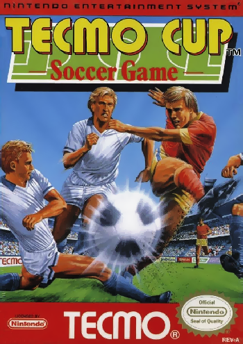 TECMO CUP SOCCER  - NES (W/BOX & MANUAL)
