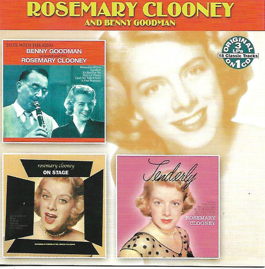 CLOONEY, ROSEMARY  - DATE WITH KING/ON STAGE/TENDERLY