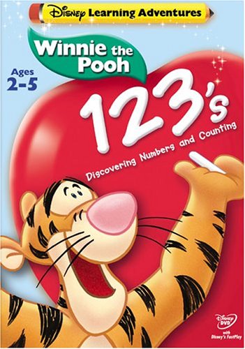DISNEY'S LEARNING ADVENTURES: WINNIE THE POOH, 1 2 3'S  DISCOVERING NUMBERS AND COUNTING