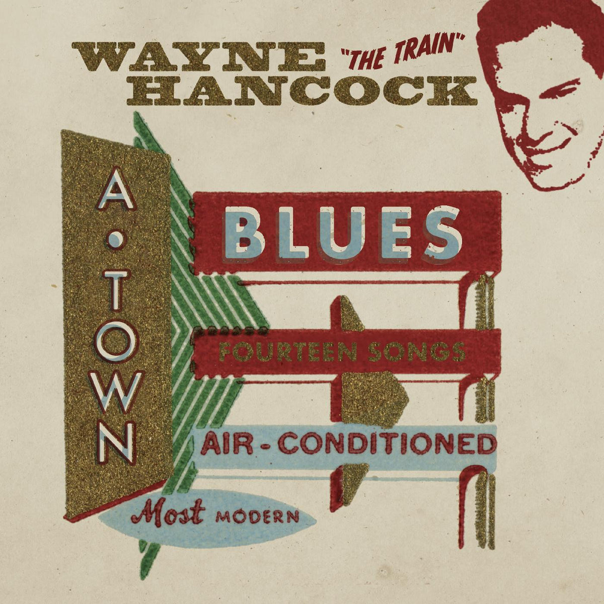 HANCOCK, WAYNE - A-TOWN BLUES (RED VINYL)