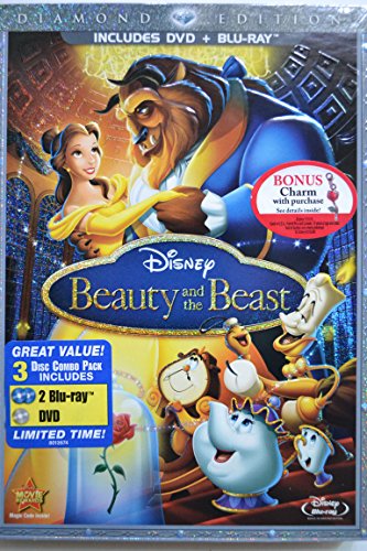 BEAUTY & THE BEAST (ANIMATED) - BLU-1991-DISNEY-DIAMOND ED. DVD CASE