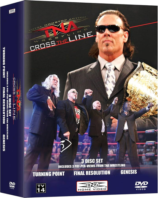 TNA WRESTLING - DVD-CROSS THE LINE [3 DISCS](TURNING POI