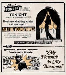 ALL THE YOUNG WIVES + MY PLEASURE IS MY BUSINESS (DRIVE-IN DOUBLE FEATURE #21) [BLU-RAY]
