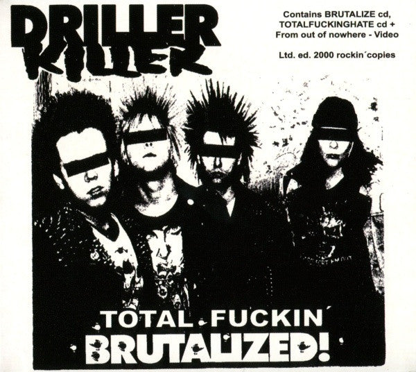 DRILLER KILLER  - TOTAL FUCKING/BRUTALIZED