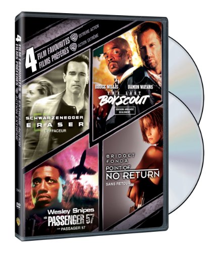 ERASER/LAST BOYSCOUT/ PASSENGER 57/ POIN - DVD-4 FILM FAVORITES