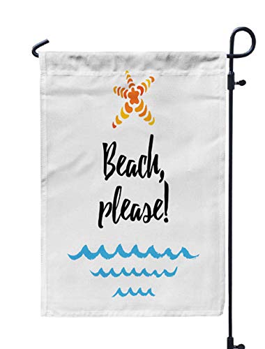 STAPLETON,CHRIS - THANKSGIVING GARDEN FLAG,SHORPING 12X18INCH FOR HOLIDAY AND SEASONAL DOUBLE-SIDED PRINTING YARDS FLAGS INSPIRATIONAL SUMMER BEACH PLEASE HAND DRAWN TYPOGRAPHY POSTER DEC