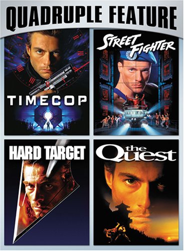 HARD TARGET/TIMECOP/STREET FIGHTER/QUEST  - DVD-VAN DAMME QUADRUPLE FEATURE