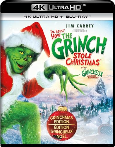 DR. SEUSS' HOW THE GRINCH STOLE CHRISTMAS - GRINCHMAS EDITION 4K ULTRA HD + BLU-RAY (BILINGUAL)