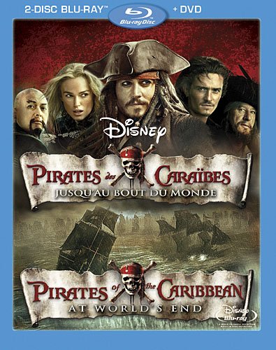 PIRATES DES CARAïBES : JUSQU'AU BOUT DU MONDE (BILINGUAL BLU-RAY COMBO PACK) [BLU-RAY + DVD]