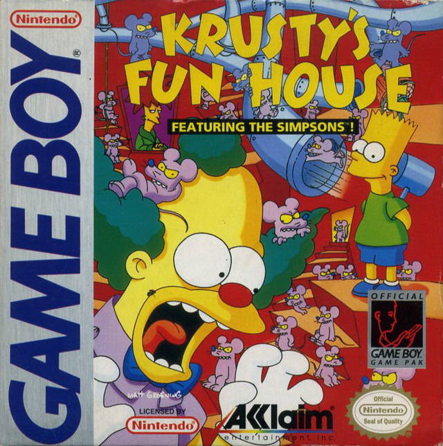 KRUSTY'S FUN HOUSE  - GB1  (CARTRIDGE ONLY)