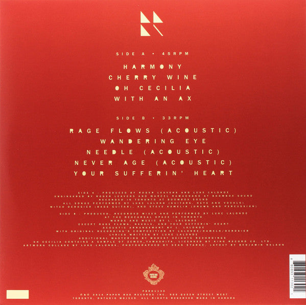 Born Ruffians - B-Sides & Acoustics (Gold) (Used LP)