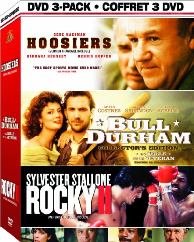 HOOSIERS/BULL DURHAM/ROCKY II - DVD-3 PACK