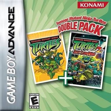 TEENAGE MUTANT NINJA TURTLES DOUBLE PACK  - GBA  (CARTRIDGE ONLY)