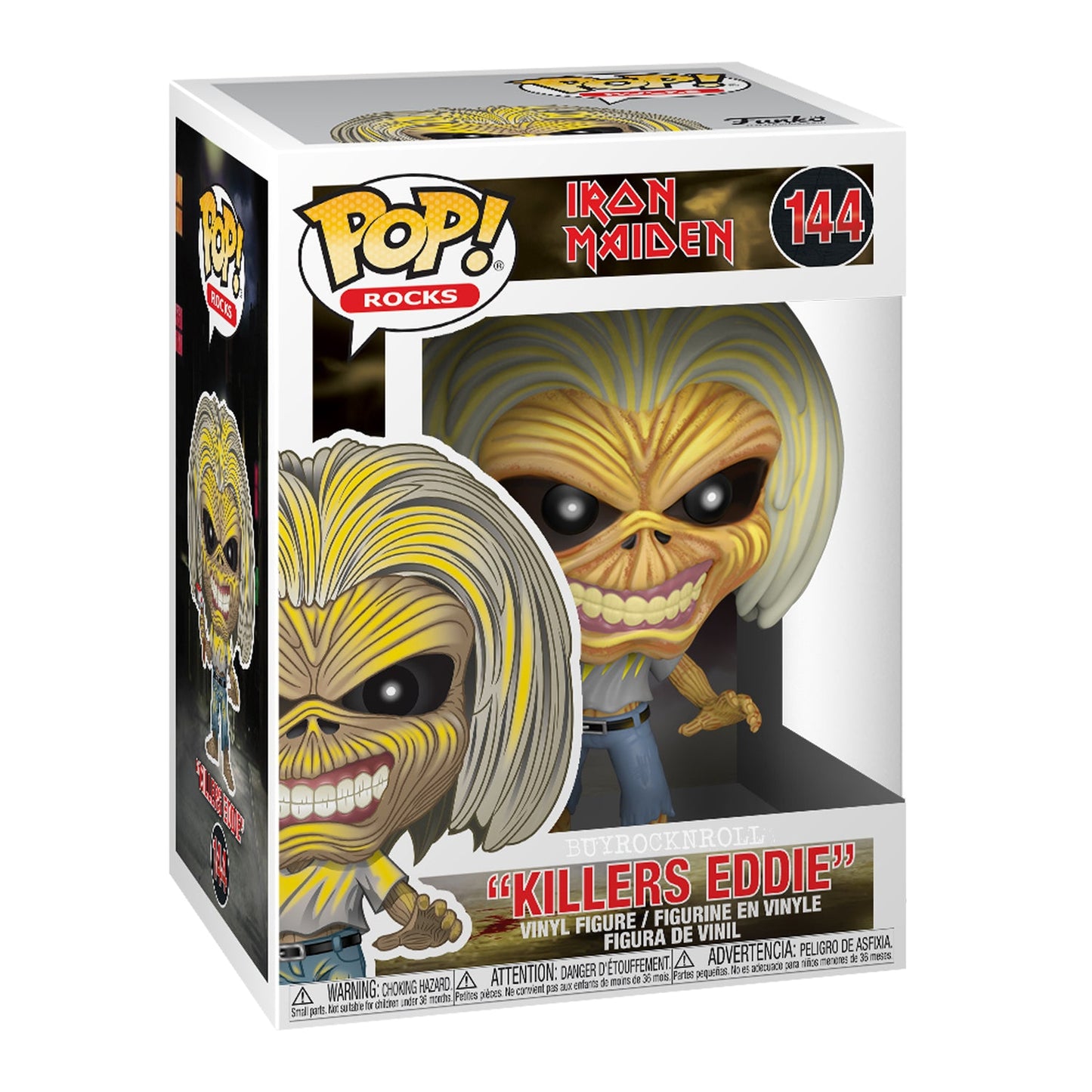 IRON MAIDEN: EDDIE #143-146 - FUNKO POP SET OF 4
