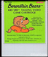 BERENSTAIN BEARS  - ATARI2600  (CARTRIDGE ONLY)