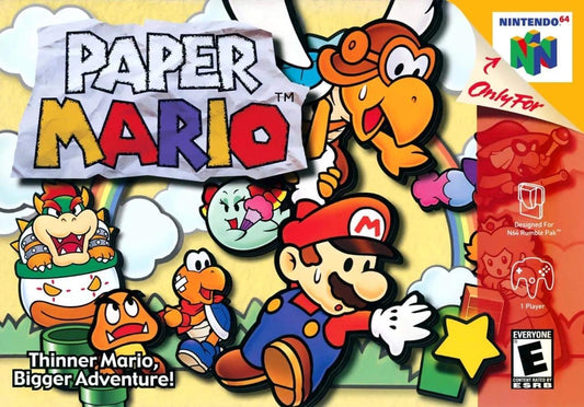 PAPER MARIO  - N64 (W/BOX & MANUAL)