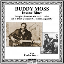 BUDDY MOSS - COMPLETE RECORDED WORKS 1933-1941: VOLUME 2 [CD]