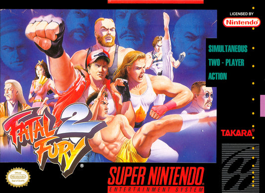 FATAL FURY 2  - SNES (W/BOX & MANUAL)
