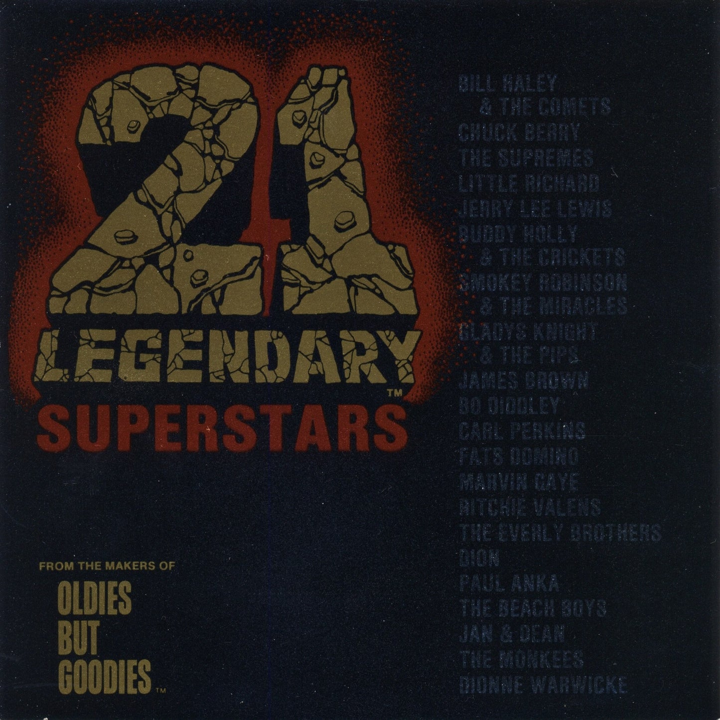 VARIOUS  - 21 LEGENDARY SUPERSTARS