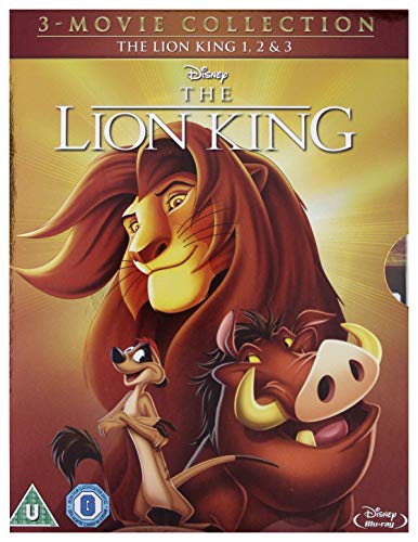 THE LION KING 1-3 [BLU-RAY] [1994] [REGION FREE]