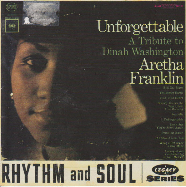 FRANKLIN, ARETHA  - UNFORGETTABLE-TRIB TO DINAH WASHINGTON
