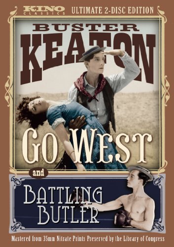 GO WEST (MOVIE)/BATTLING BUTLER  - DVD-1925-BUSTER KEATON-ULTIMATE 2-DISC E
