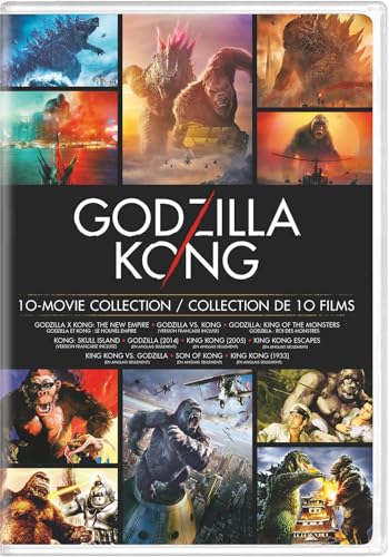 GODZILLA/KONG MONSTERVERSE - DVD-10-FILM COLLECTION