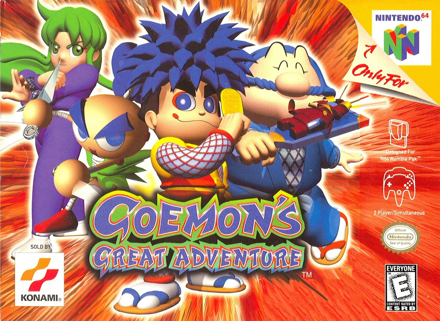 GOEMON'S GREAT ADVENTURE  - N64