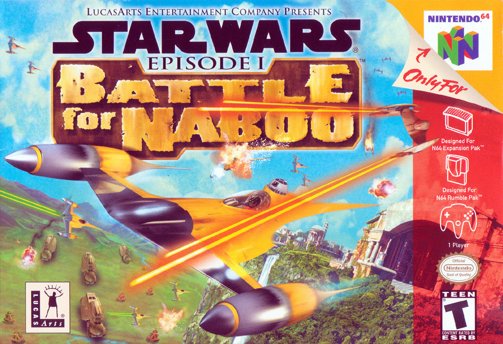 STAR WARS: BATTLE FOR NABOO  - N64