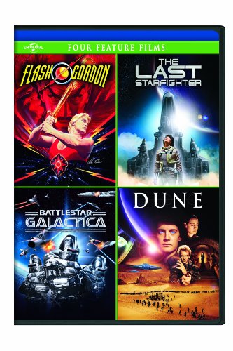 FLASH GORDON/LAST STARFIGHTER/BATTLESTAR - DVD-4 FEATURE FILMS