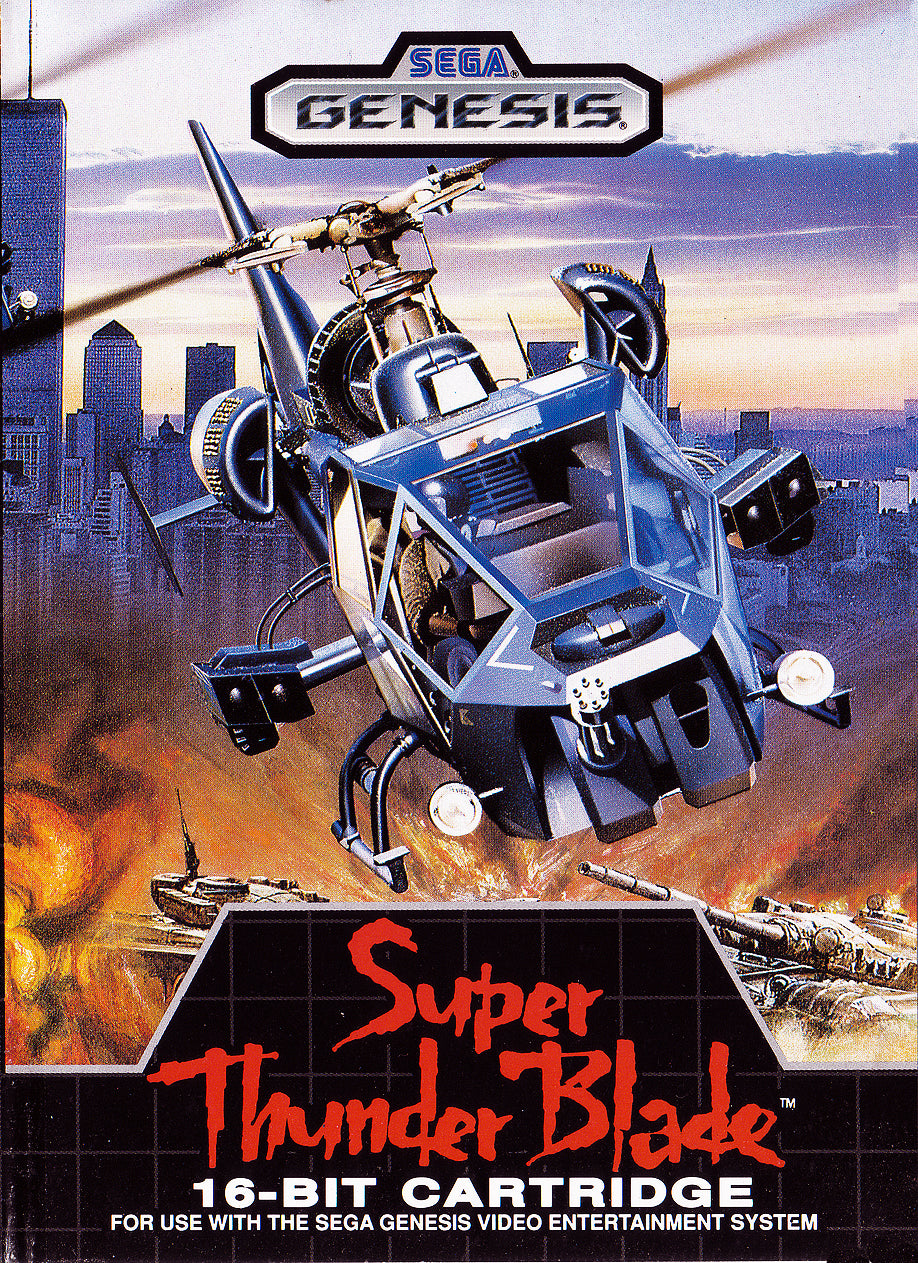 SUPER THUNDER BLADE  - GENESIS