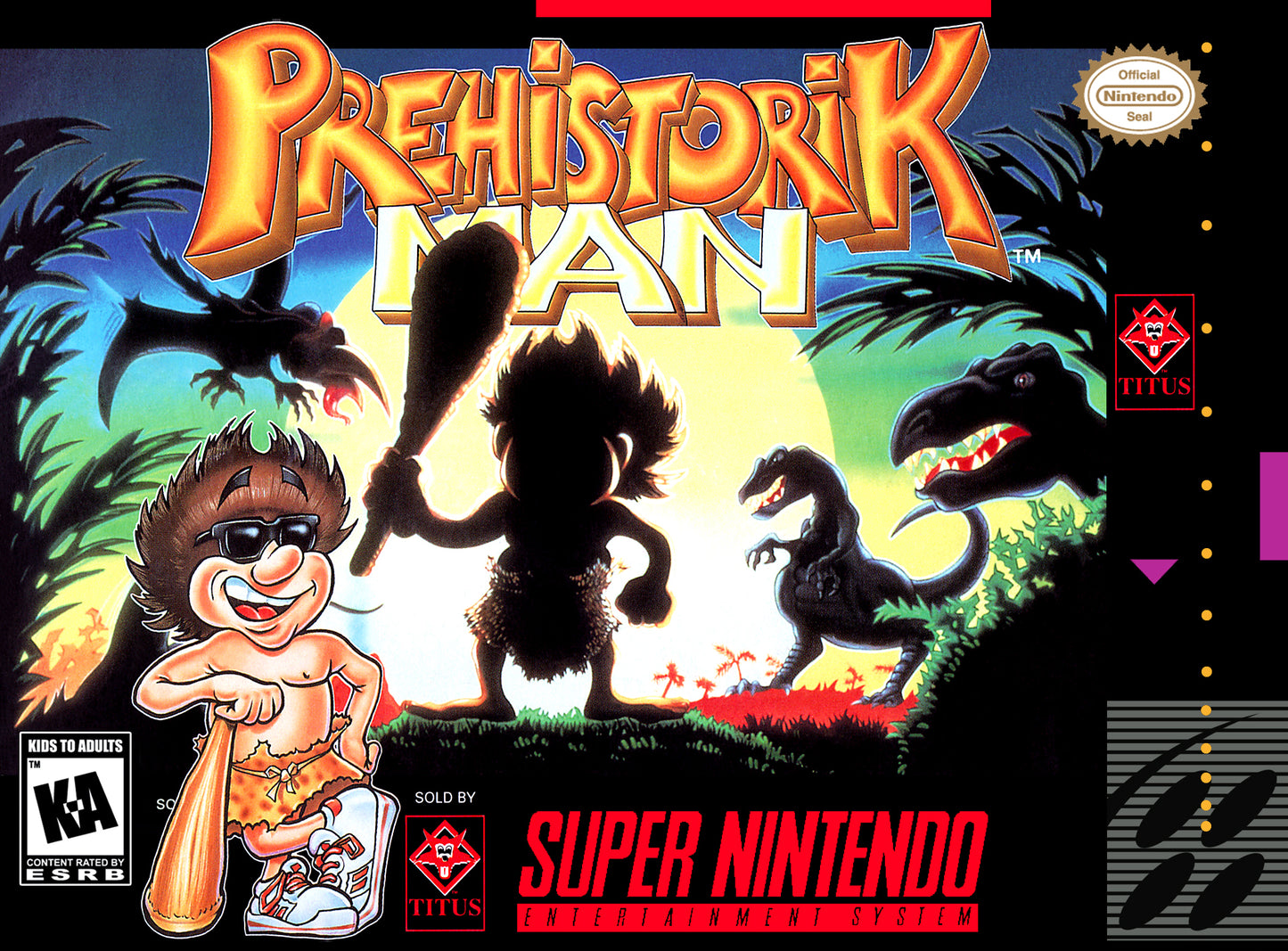 PREHISTORIK MAN  - SNES (W/BOX)