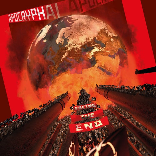 APOCRYPHAL - FACING THE END (TRANSPARENT MARBLED RED & BLACK LP WITH PRINTED INNER SLEEVE LIMITED EDITION) [LP]