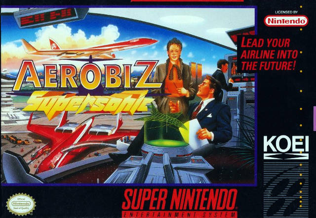 AEROBIZ SUPERSONIC  - SNES (W/BOX)