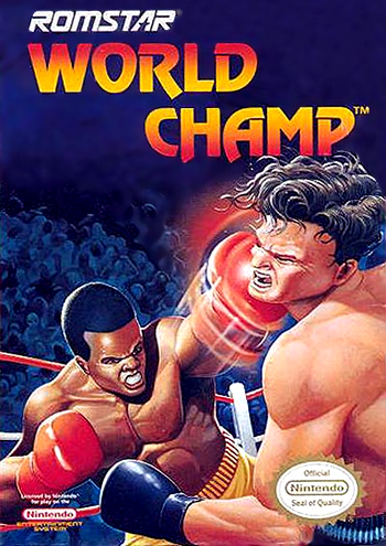 WORLD CHAMP  - NES (W/BOX)