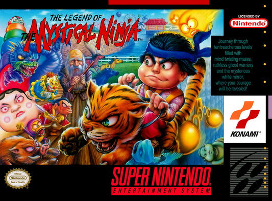 LEGEND OF THE MYSTICAL NINJA  - SNES (W/BOX & MANUAL)