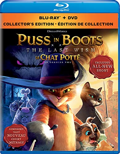 PUSS IN BOOTS: THE LAST WISH - COLLECTOR'S EDITION BLU-RAY + DVD (BILINGUAL)
