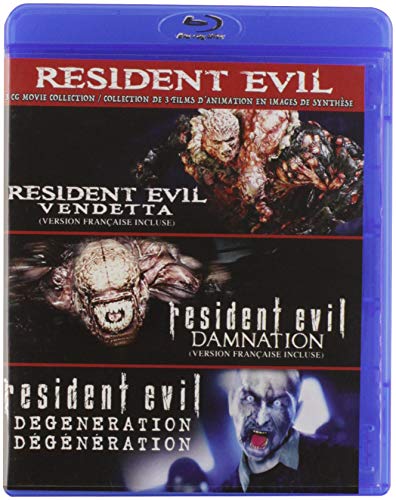 RESIDENT EVIL: DAMNATION / RESIDENT EVIL: DEGENERATION / RESIDENT EVIL: VENDETTA - SET [BLU-RAY] (BILINGUAL)
