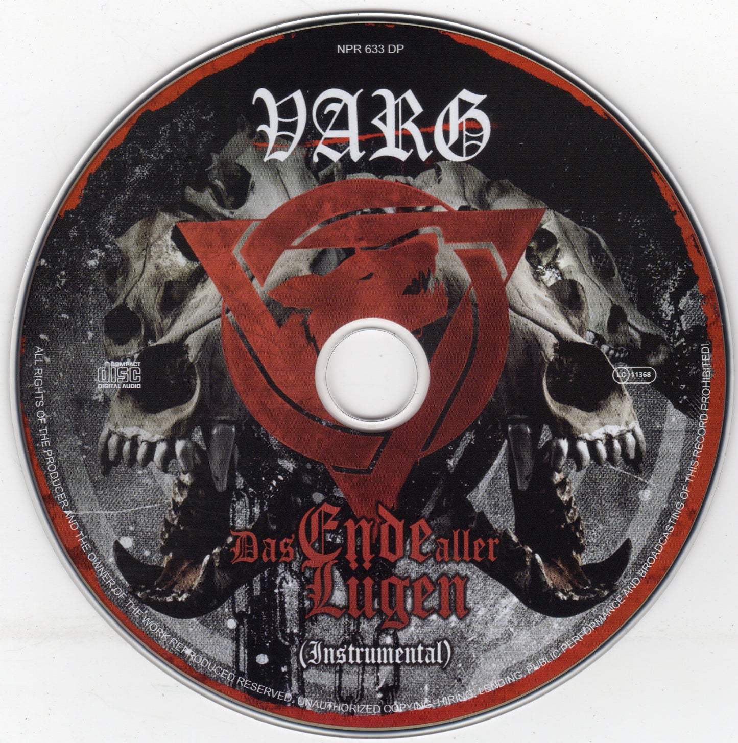 VARG  - DAS ENDE ALLER LUGEN
