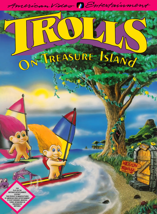 TROLLS ON TREASURE ISLAND  - NES