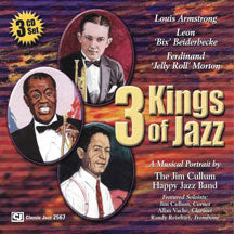 JIM CULLUM HAPPY JAZZ BAND - 3 KINGS OF JAZZ [CD]